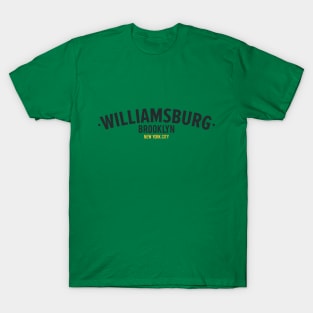 New York Williamsburg ,Williamsburg Brooklyn Schriftzug, NYC Williamsburg Logo T-Shirt